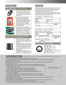 Installation and Maintenance Manual(English)