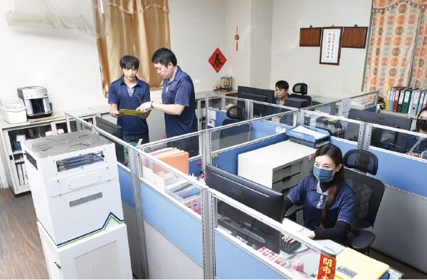 Office Space Air Purifier Installation Sample